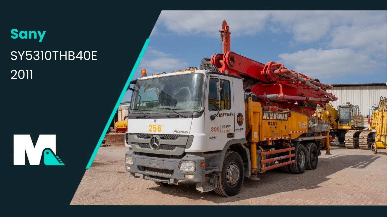 Sany SY5310THB40E Concrete Pump with Actros 33 Truck Mercedes | 2011